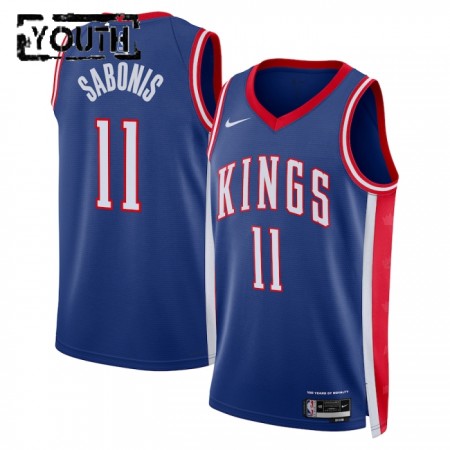 Maillot Enfant Sacramento Kings Domantas Sabonis 2024-25 Nike City Edition Bleu Swingman Maillot Enfant Sacramento Kings Domantas Sabonis 2024-25 Nike City Edition Bleu Swingman